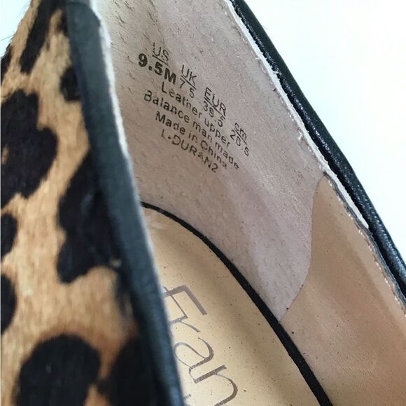 Franco Sarto Brown Calf Hair Duran2 Pointed Toe Heels Size 9 1/2 - Picture 10 of 13